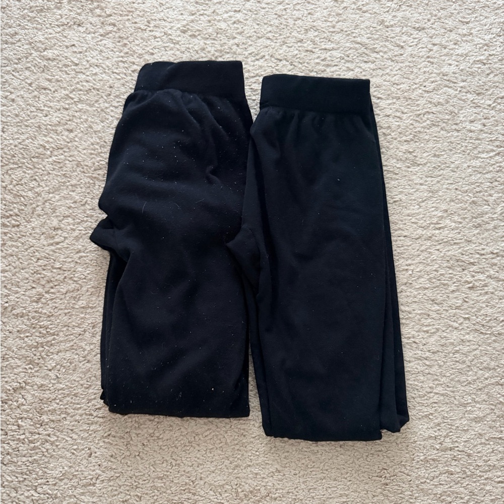 Women’s Fleece Black Leggings